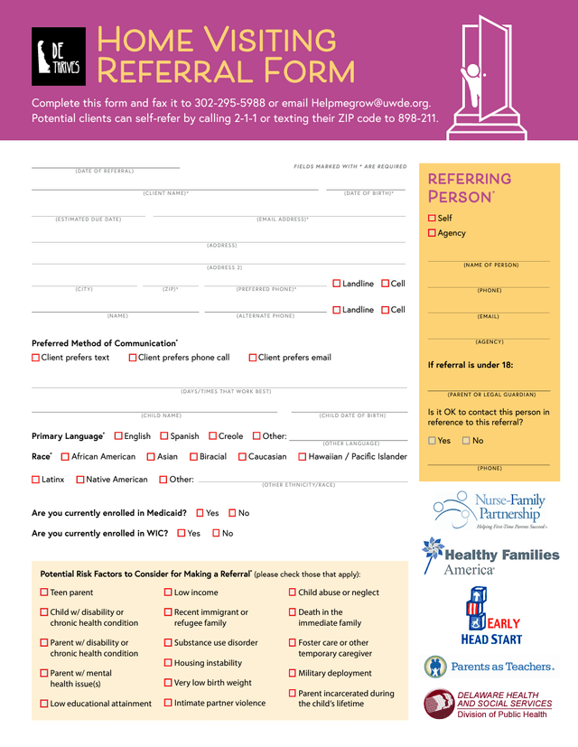 Home Visiting Referral