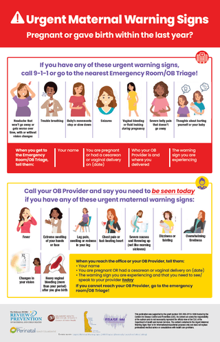 Maternal Health Warning Signs