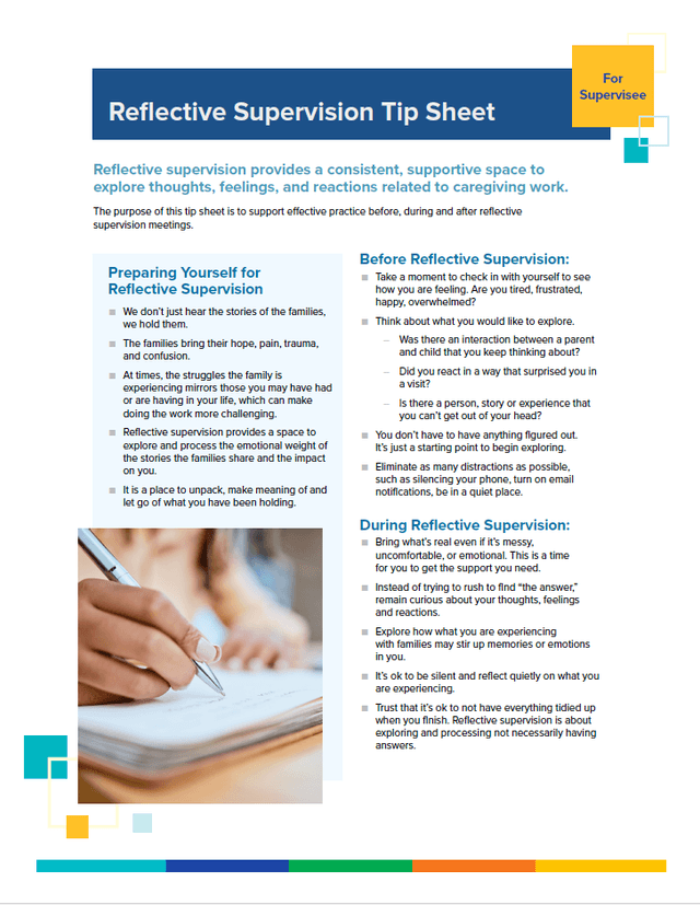 Reflective Supervision – Supervisee