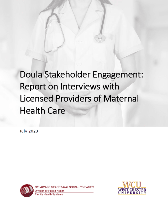 Doula Stakeholder Engagement: Report on Interviews with Licensed Providers of Maternal Health Care