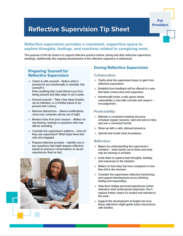 Reflective Supervision – Supervisor
